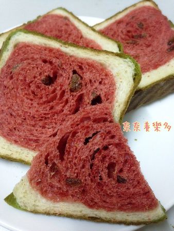 【食譜】超夯西瓜吐司在家自己做