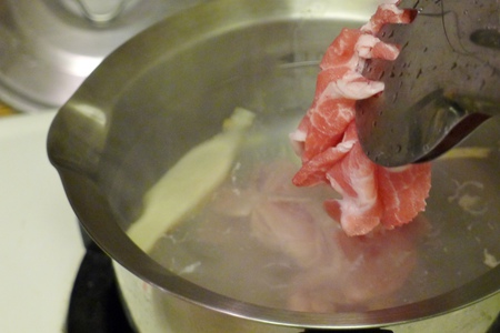 【涼拌菜】芝麻醬汁涮豬肉 ，配飯配麵都好吃