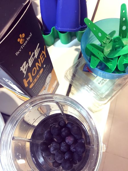 【消暑DIY】蜂蜜藍莓鮮果冰棒