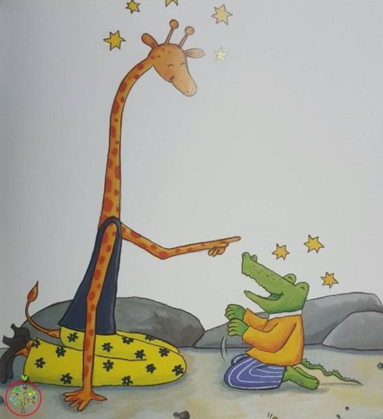 [绘本 002《鳄鱼爱上长颈鹿》适合中班以上的孩子