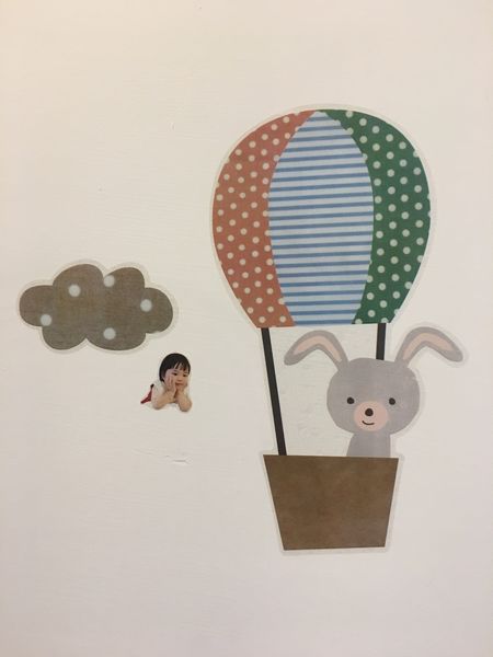 自製寶寶透明貼紙