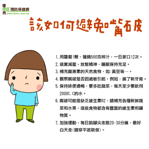 樓中亮中醫師:有口難言!治嘴破忌酸又鹹
