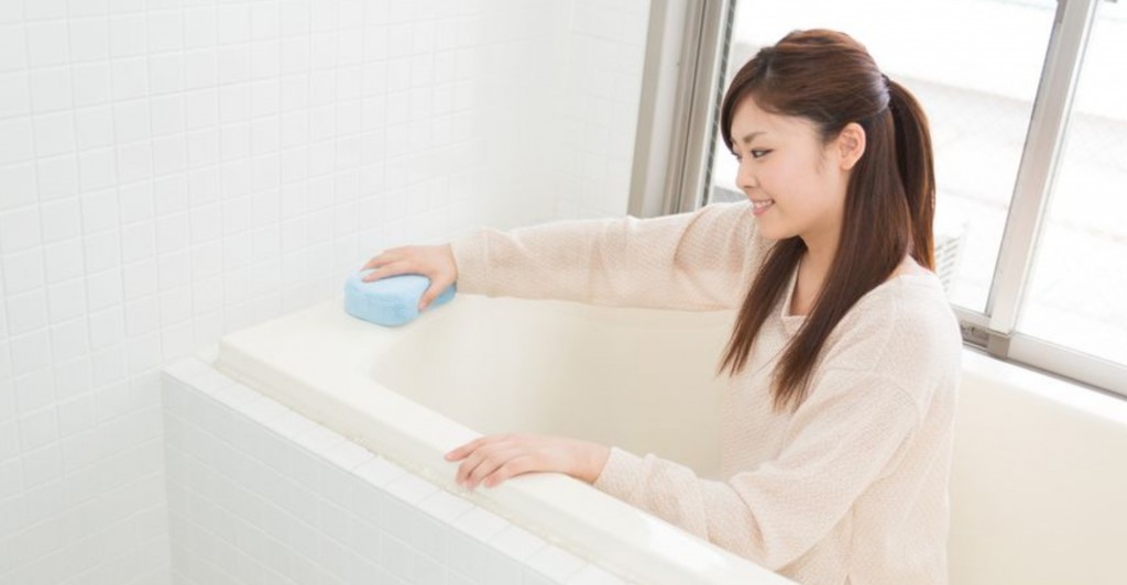日本家政婦不思考，洗臉兼清洗手間