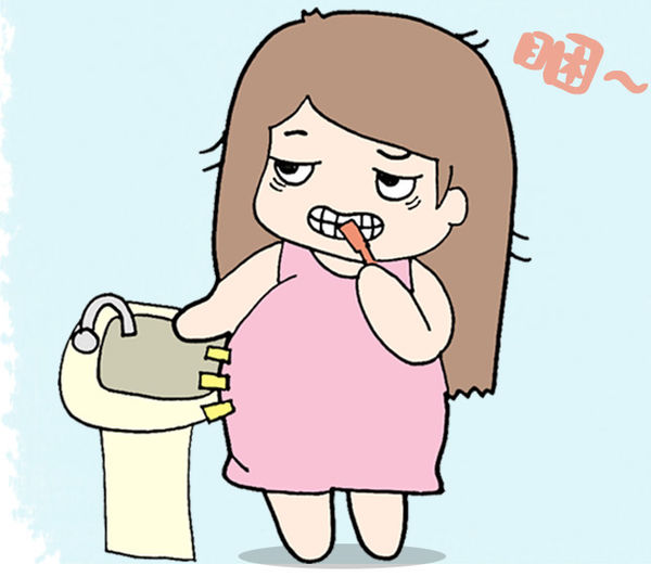 【漫畫】懷孕四部曲：漏尿頻尿失眠又卡肚