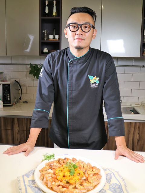讓心血管暢通無阻!10分鐘端出「香煎海蝦佐芒果黛絲醬」