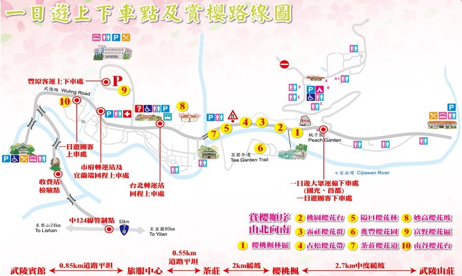 武陵農場,櫻花季,賞櫻,玩法,紅粉佳人