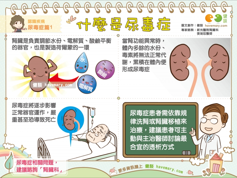 尿毒症,腎臟,腎功能,重大傷病卡,健保,身心障礙