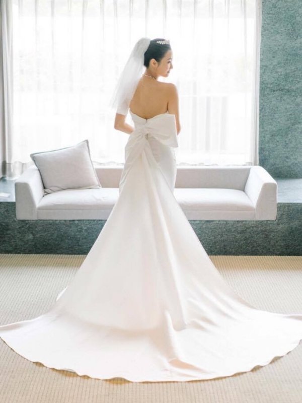 婚紗,結婚,準新娘,白紗,性感,蝴蝶結,華麗