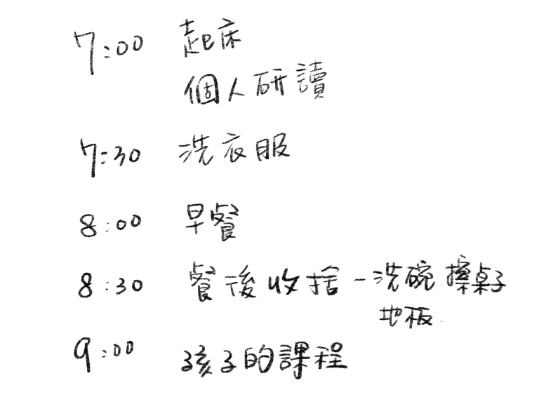 時間表